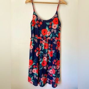 Rifle Paper Co. x Paper Crown x Anthropologie Posey Dress in Size Small